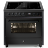 Piano de cuisson Steel ENFASI MISTRAL avec hotte intégrée 90 cm induction