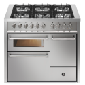 Piano de cuisson Steel ENFASI 100 cm 3 fours
