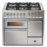 Piano de cuisson Steel ENFASI 100 cm 3 fours