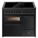 Piano de cuisson Steel ENFASI ALL BLACK 100 cm 3 fours
