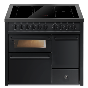 Piano de cuisson Steel ENFASI ALL BLACK 100 cm 3 fours