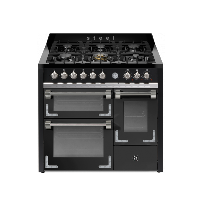 Piano de cuisson Steel OXFORD 100 cm 3 fours