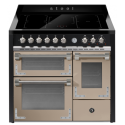 Piano de cuisson Steel OXFORD 100 cm 3 fours