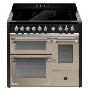 Piano de cuisson Steel OXFORD 100 cm 3 fours