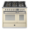 Piano de cuisson STEEL ASCOT 100 cm combi-steam