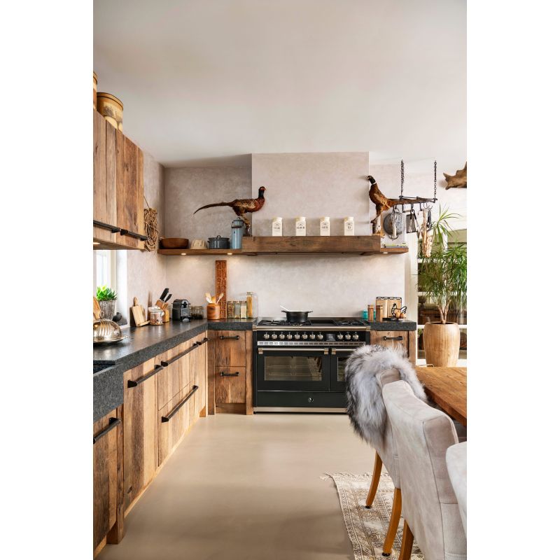 Piano de cuisson STEEL ASCOT 120 cm combi-steam