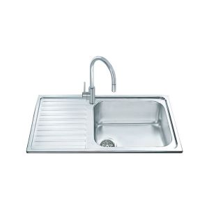 Évier encastrable SMEG inox anti-griffes 86cm LG861S-2