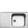 Évier encastrable SMEG inox anti-griffes 86cm LG861S-2