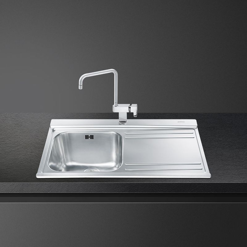 Évier encastrable SMEG inox 90cm LI91D
