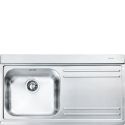 Évier encastrable SMEG inox 90cm LI91D