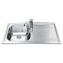 Évier encastrable SMEG inox 86cm LXP861D