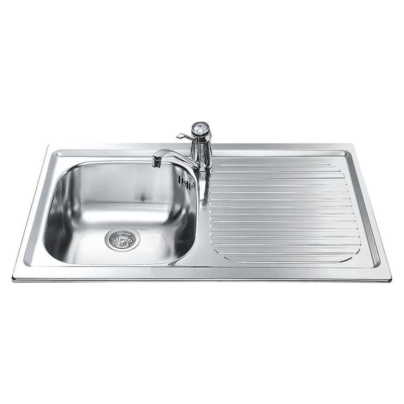 Évier encastrable SMEG inox 86cm LXP861D