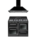 Ensemble Piano + Hotte SMEG Victoria 110 cm Mixte