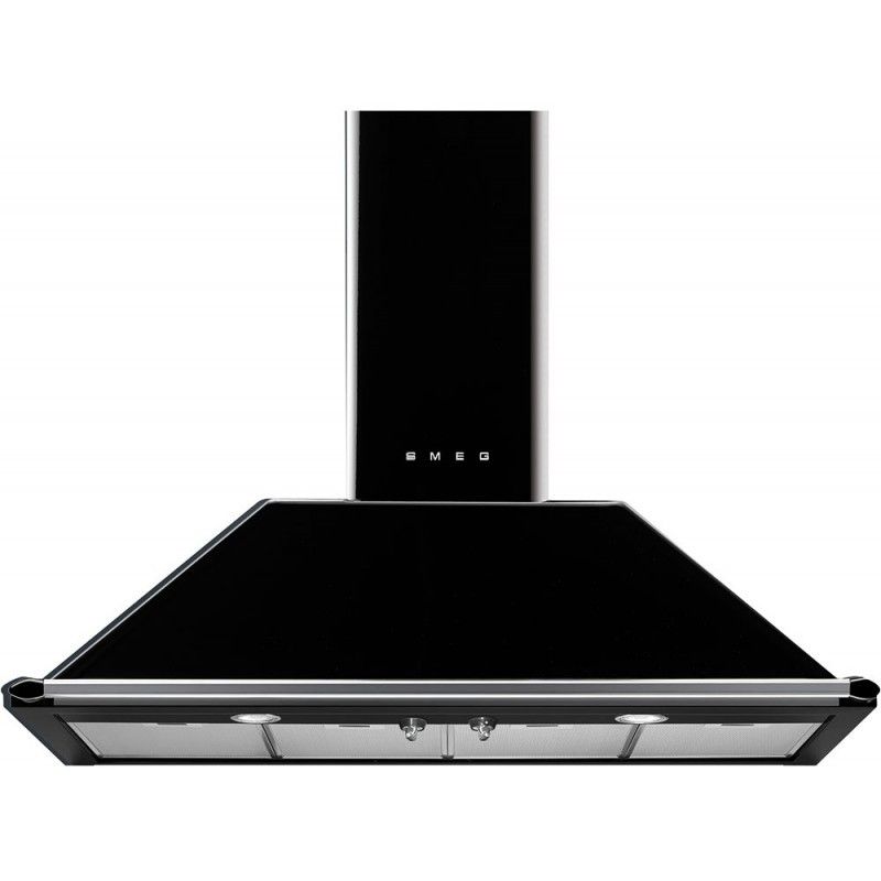 Ensemble Piano de cuisson + Hotte SMEG Victoria 90 cm Mixte