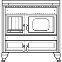 Cuisiniere à bois Légende ARCHAMBAUD F-90-B - 90cm