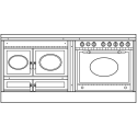 Cuisiniere mixte à bois Prestige ARCHAMBAUD E-190-M - 190cm