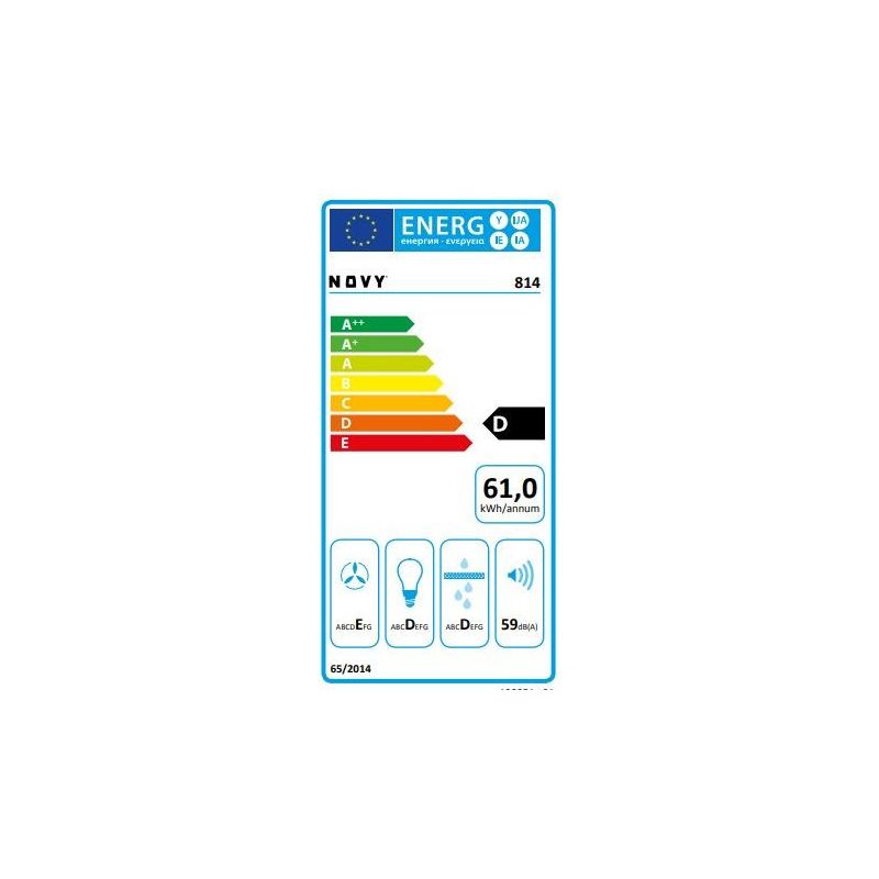 Hotte NOVY groupe filtrant 814 encastrable 60cm