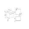 Piano de cuisson SMEG Sinfonia 70 cm mixte
