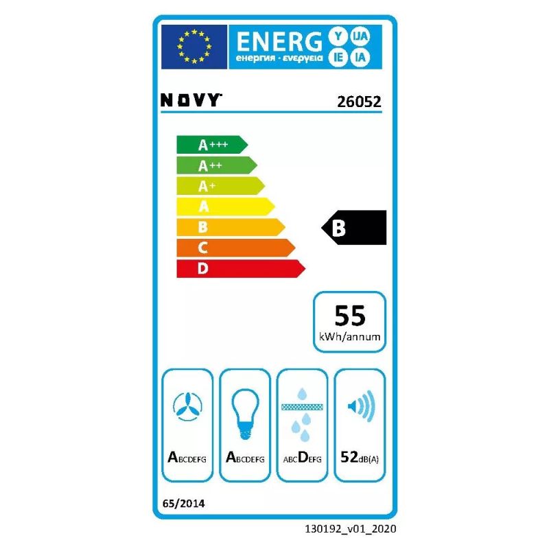 Novy Groupe encastrable Crystal Noir 26052