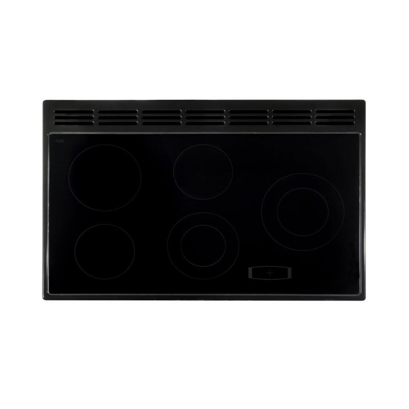 Cuinière Falcon CLASSIC DELUXE vitrocéramique 90 cm NOIR LAITON