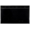 Cuinière Falcon CLASSIC DELUXE vitrocéramique 90 cm NOIR LAITON