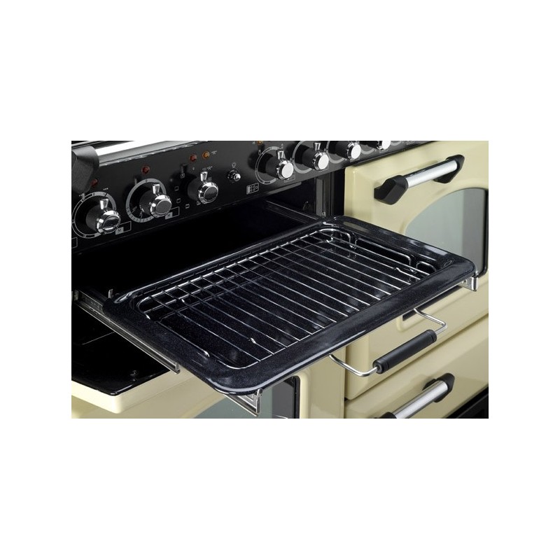Cuinière Falcon CLASSIC DELUXE vitrocéramique 90 cm NOIR LAITON