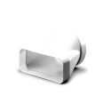 Accessoire NOVY Adaptateur double conduit rond vers plat blanc