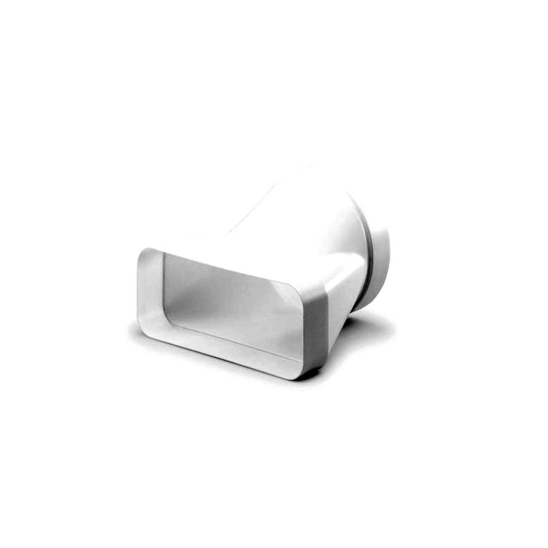 Accessoire NOVY Adaptateur double conduit rond vers plat blanc