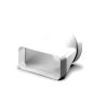 Accessoire NOVY Adaptateur double conduit rond vers plat blanc