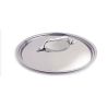 Couvercle Ø28 en inox pontet fonte inox DE BUYER 3709.28