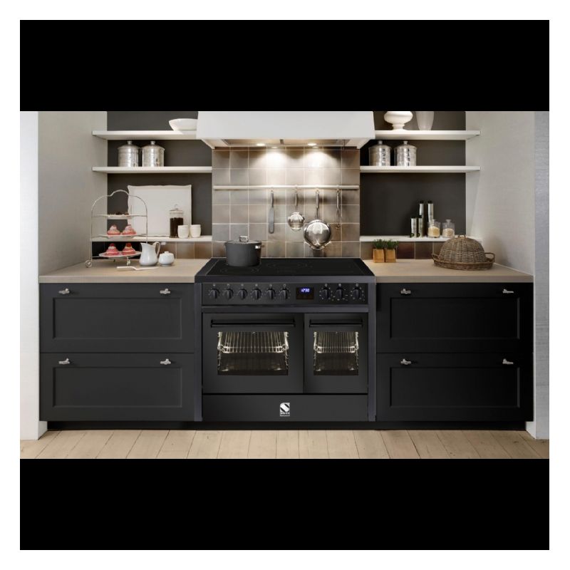 Piano de cuisson Steel ENFASI ALL BLACK 100 cm