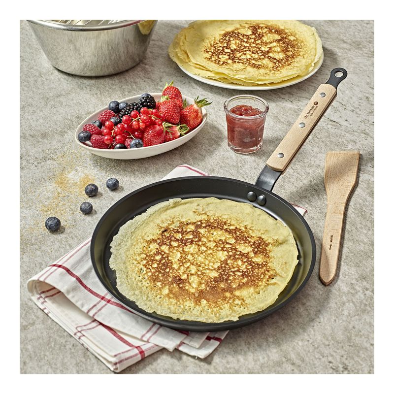Poêle à crêpes DE BUYER anti-adhésive CHOC B BOIS Ø30cm