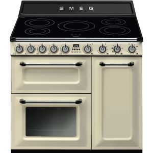Centre de cuisson SMEG 90 cm four en hauteur Induction "Victoria"