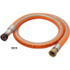 Flexible inox gaz naturel 1m NF à vie