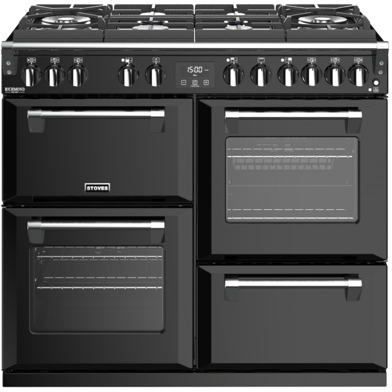 Piano de cuisson Stoves RICHMOND GLASS 100cm Mixte