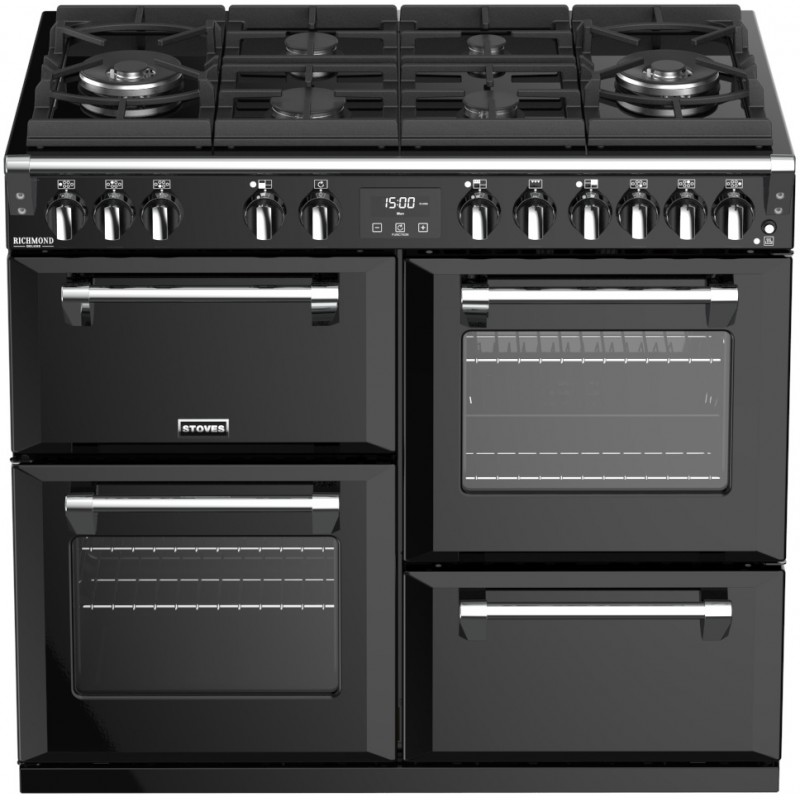 Piano de cuisson Stoves RICHMOND GLASS 100cm Mixte