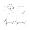 Centre de cuisson SMEG 90 cm four en hauteur Induction "Victoria"