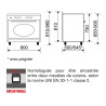 Cuisinière 80cm rustique GLEM