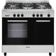 Cuisinière butanette Glem GA960PCGIX 90cm Mixte