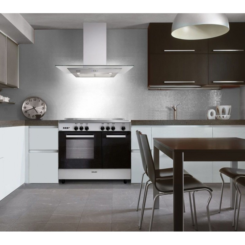 Cuisinière butanette Glem GA960PCGIX 90cm Mixte