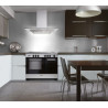 Cuisinière butanette Glem GA960PCGIX 90cm Mixte