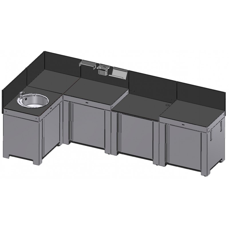 Meuble pour plancha ENO MODULO MOD4101