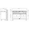 Piano de cuisson Lofra DOLCEVITA 150cm Mixte