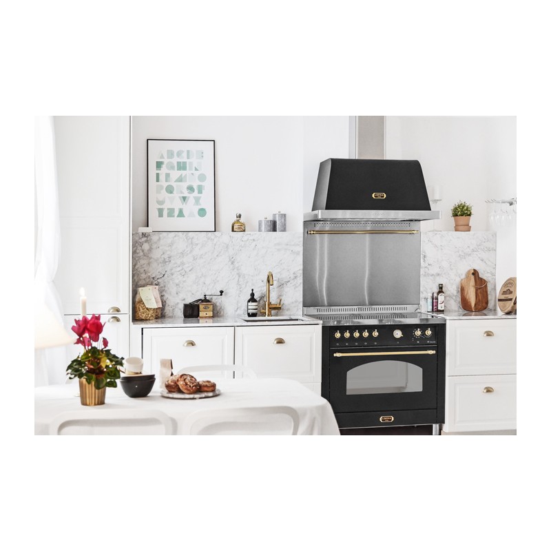 Ensemble Piano de cuisson + Hotte + crédence Lofra 90cm