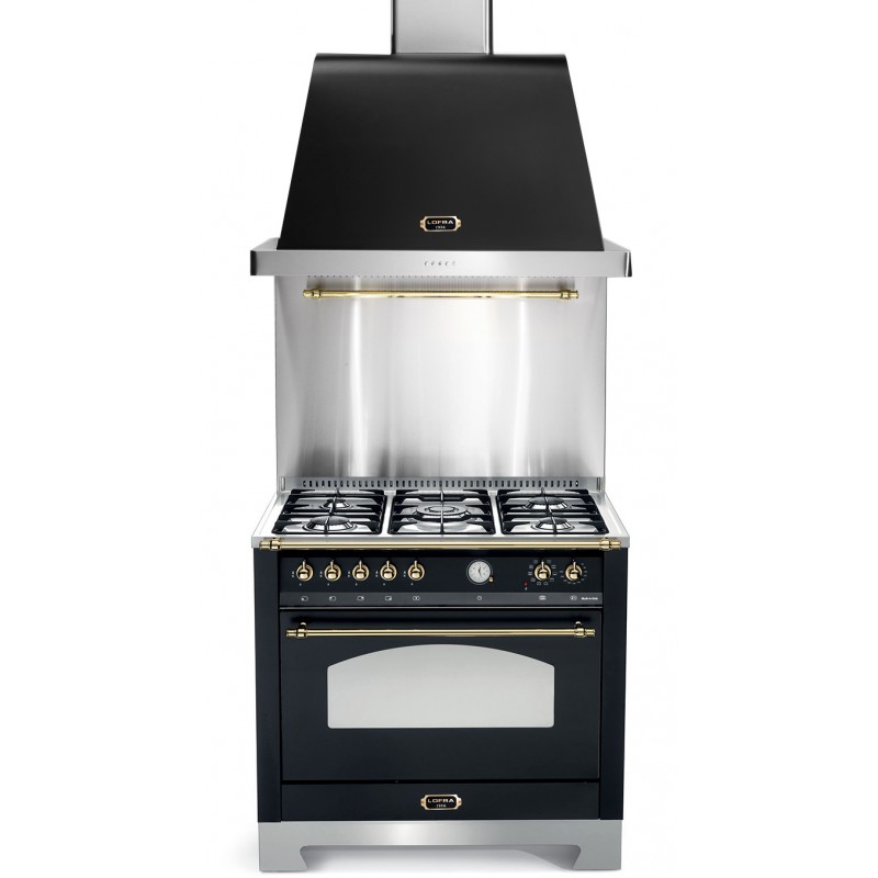 Ensemble Piano de cuisson + Hotte + crédence Lofra 90cm