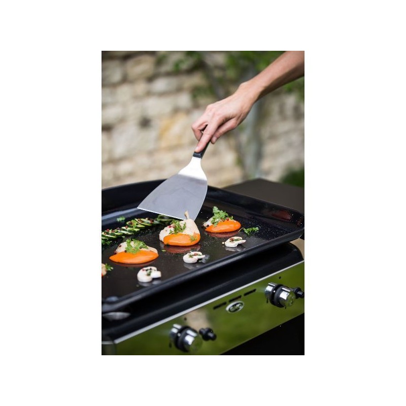 Plancha gaz  ENO OCEANE 50 nourriture dessus