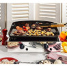 Plancha gaz  ENO OCEANE 50 nourriture dessus