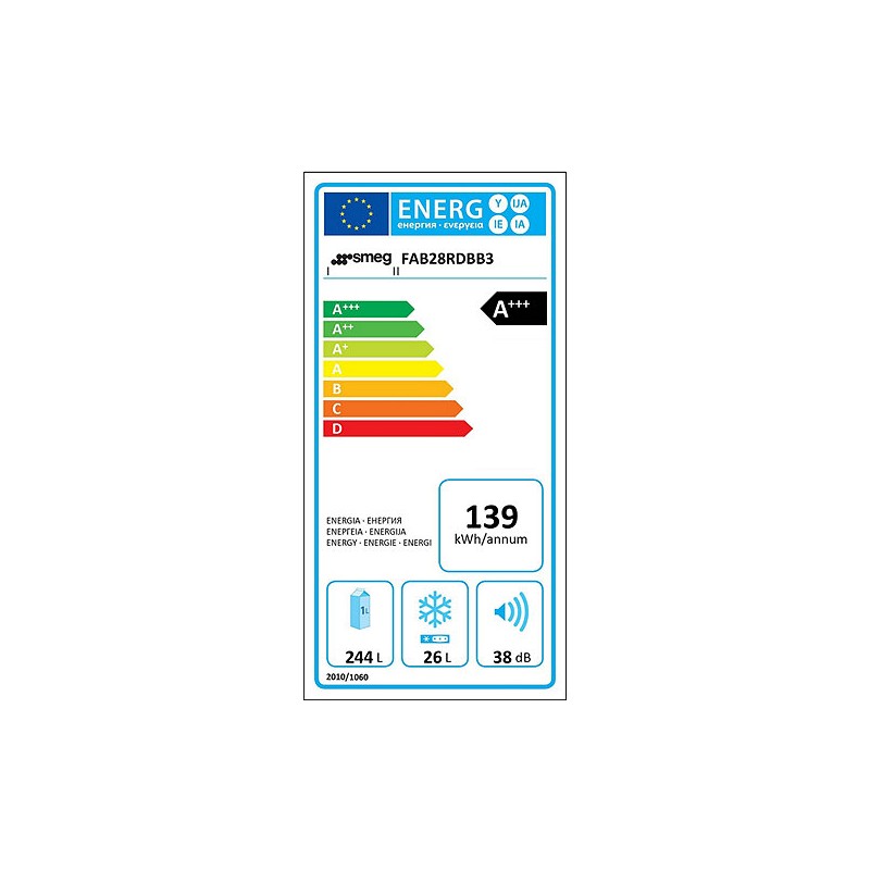 Réfrigérateur 1 porte SMEG FAB28RDBB3