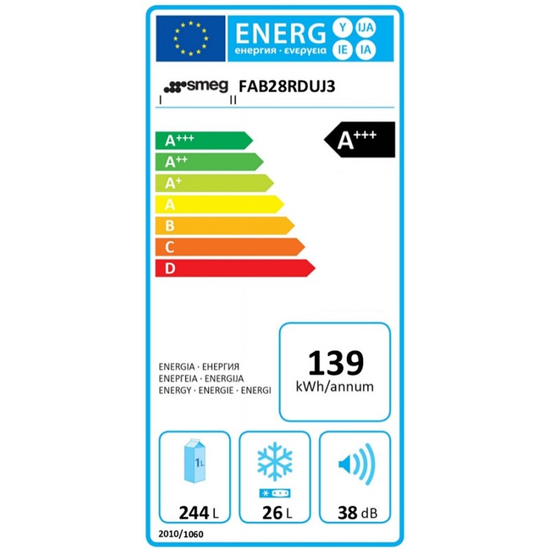 Réfrigérateur 1 porte SMEG FAB28RDUJ3