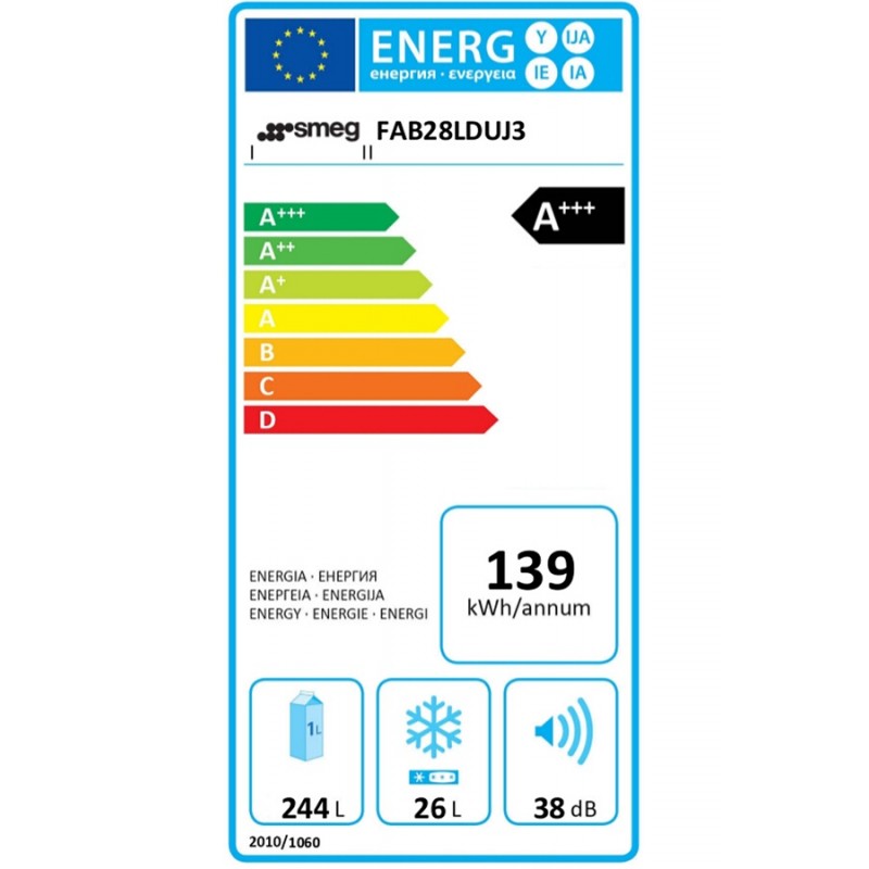 Réfrigérateur 1 porte SMEG FAB28LDUJ3
